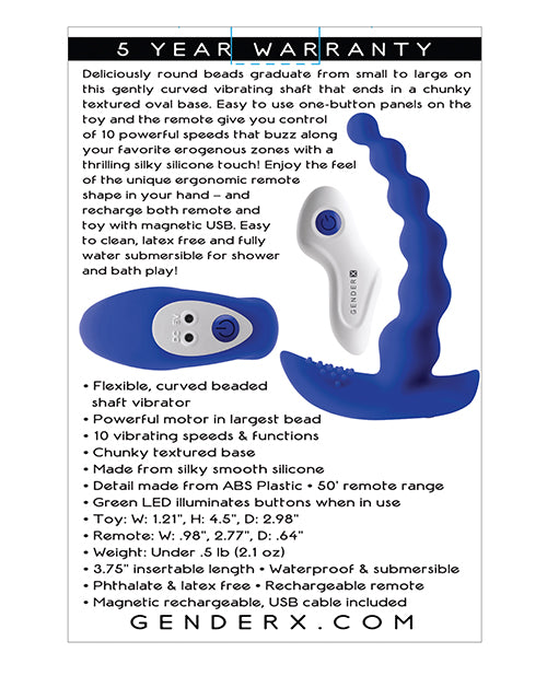Gender X Gender X Beaded Pleasure - Blue - Image 2