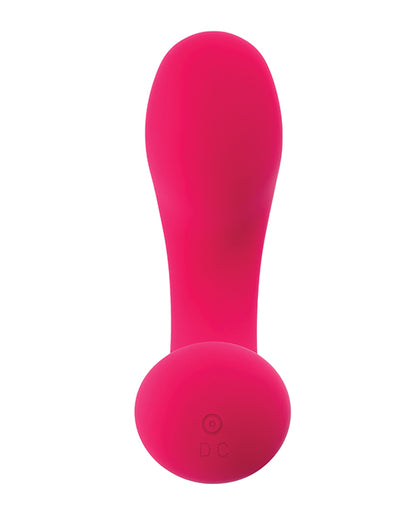 Gender X All About the Bass Curved Stimulator w/Remote Control - Pink