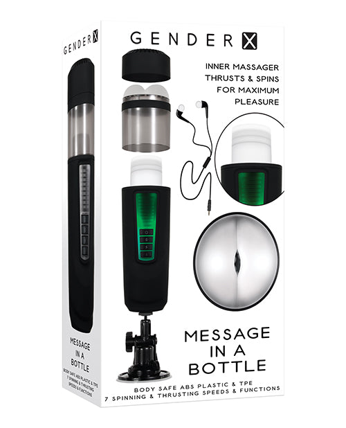 Gender X Message In a Bottle - Black