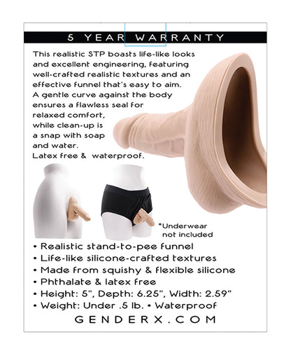 Gender X Silicone Stand To Pee - Light