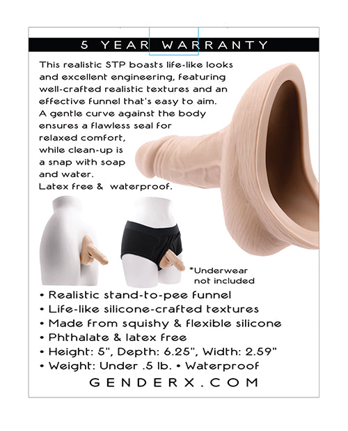 Gender X Silicone Stand To Pee - Light