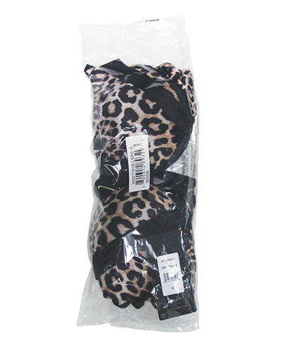 House of Desire Devon Push Up Bra w/Harness & G-String 3 pc Set - Leopard SM - Image 5