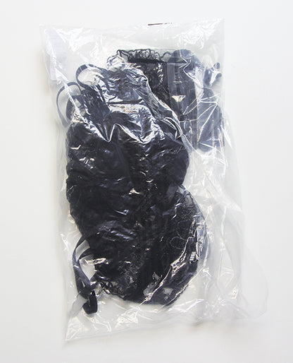 Eden Embroidered Lace & Mesh Teddy w/Garters - Black 1X/2X