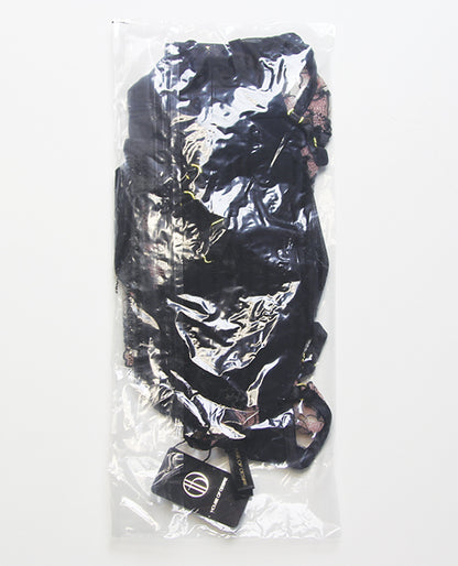 Nova Lace & Mesh Babydoll w/G-String 2 pc Set - Black LG