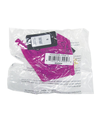 House of Desire Reanna Lace & DESIRE Charm G-String - Pink XL - Image 4