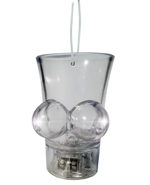 Light Up Boobie Shot Glass Hang String