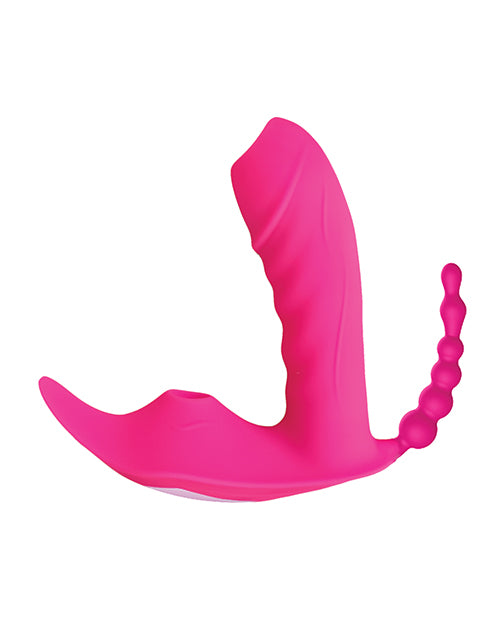 Sweet Sex Body Candy Multi Pleasure Vibe w/Remote - Magenta