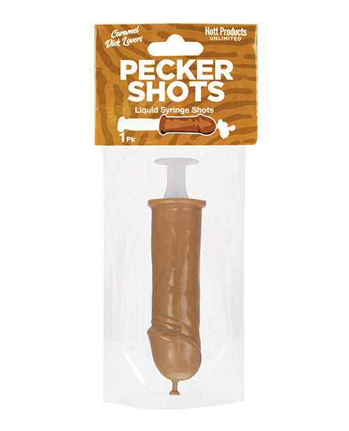 Pecker Shot Syringe - Brown