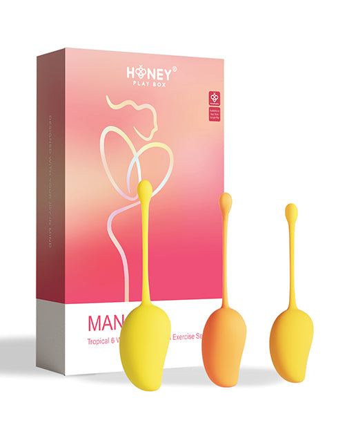 Mango Tropical 6 Weighted Kegel Ball Exercise Set