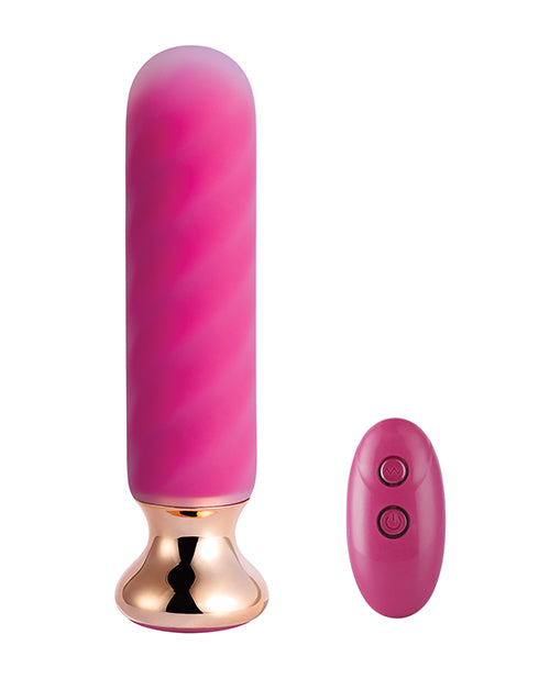 Rose Twister Hands-Free Remote Vibrating Anal Plug