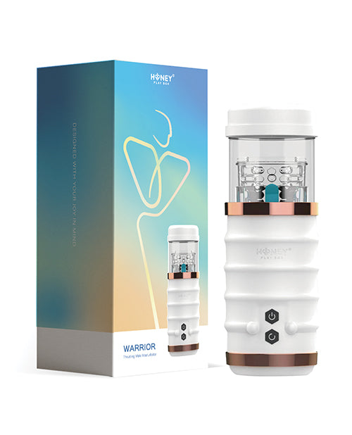 Warrior Auto Thrusting Male Masturbator - White