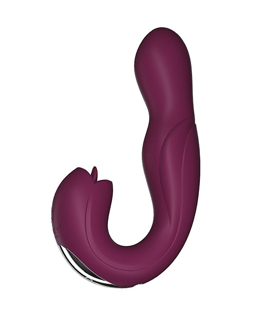 Joi Pro Rotating Head G-Spot Vibrator & Clit Licker w/Remote - Purple