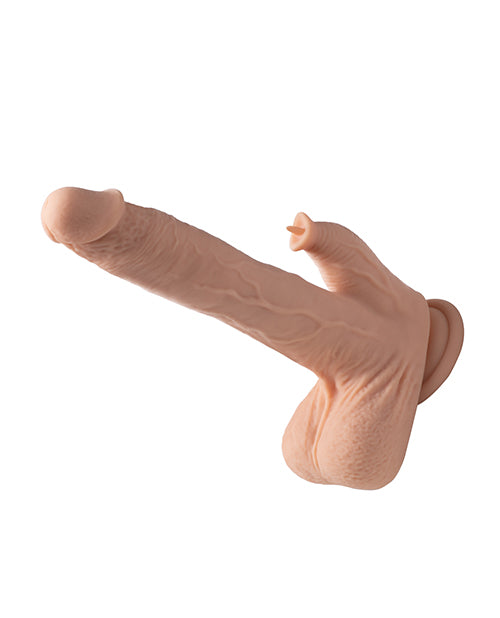 Honey Play Box Colter App Controlled Realistic 8.5" Thrusting Dildo Vibrator w/Clit Licker - Ivory - Image 2