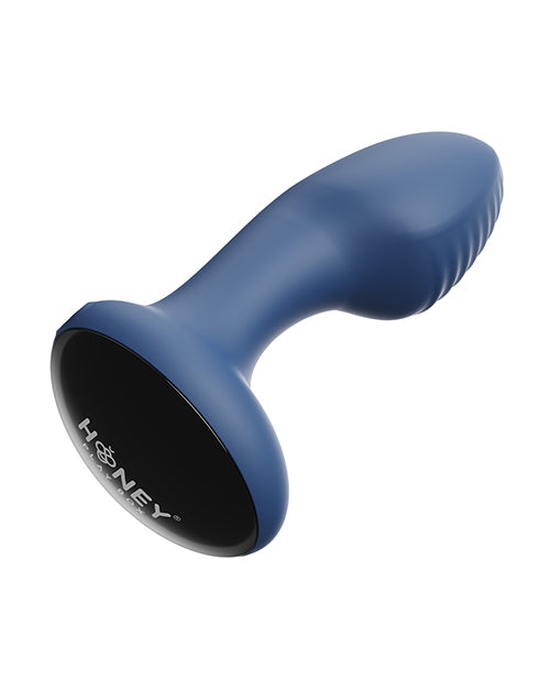 Frenzy Rotating Butt Plug - Blue