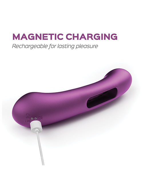 Tempo Pressure Sensing App-Controlled Flapping Vibrator - Purple