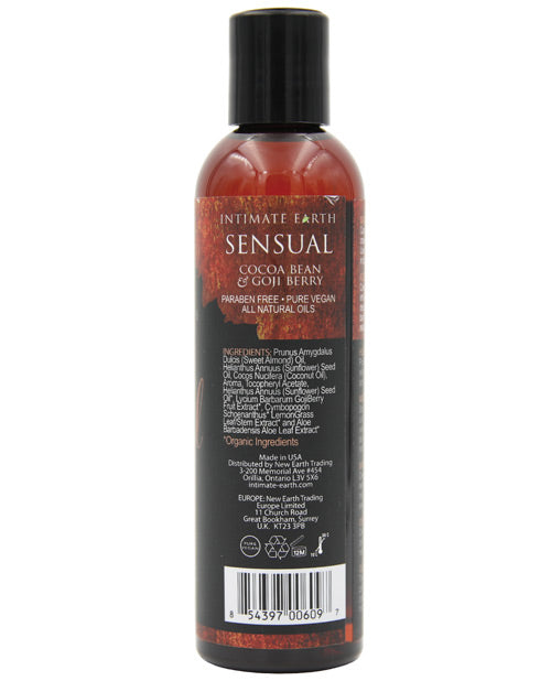 Intimate Earth Sensual Massage Oil - 120 ml Cocoa Bean & Goji Berry