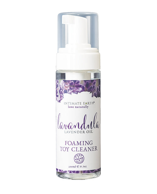 Intimate Earth Foaming Toy Cleaner - 200 ml Lavandula Lavender Oil & Rosemary Extracts