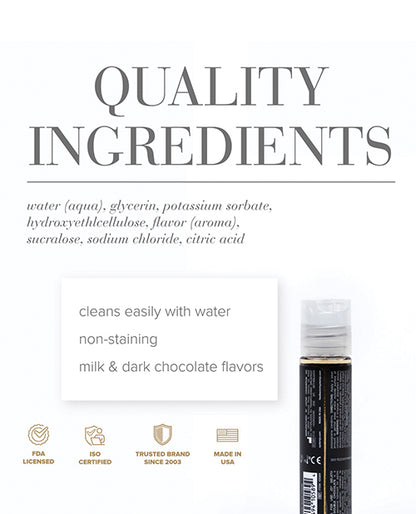 JO Gelato JO Gelato - Decadent Double Chocolate Lubricant 1 oz - Image 2
