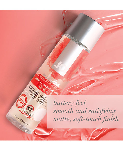 JO All-In-One Massage Glide - Warming Massage 4 oz