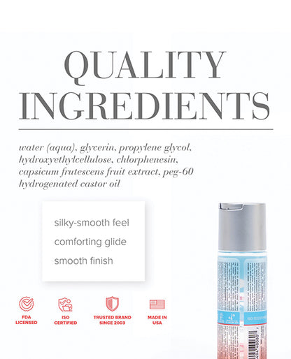 JO H2O - Warming Lubricant 2 oz