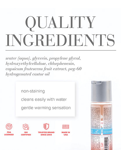 JO H2O Anal - Warming Lubricant 2 oz