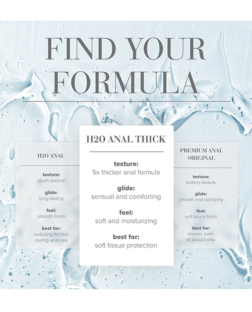 JO H2O Anal Thick - Original Lubricant 4 oz