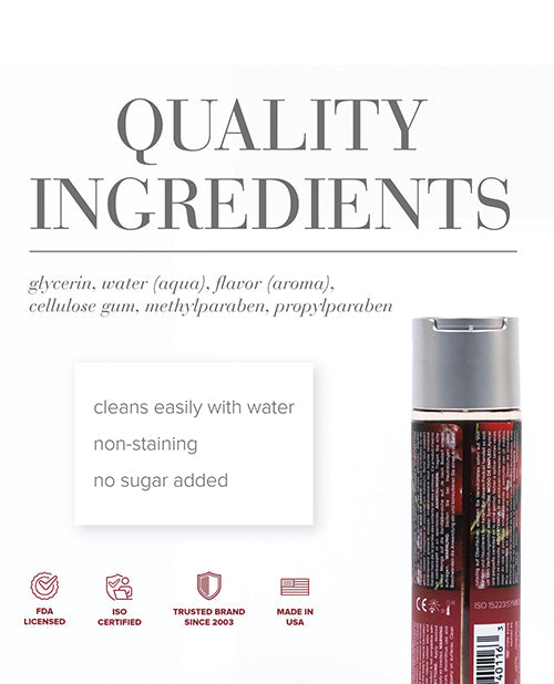 JO H2O JO H2O - Cherry Lubricant 4 oz - Image 2