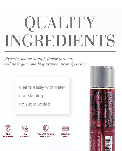 JO H2O JO H2O - Raspberry Lubricant 4 oz - Image 2