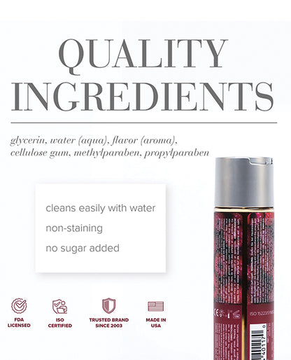 JO H2O JO H2O - Raspberry Lubricant 4 oz - Image 2