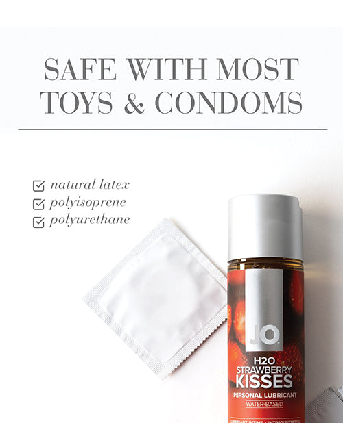JO H2O JO H2O - Strawberry Lubricant 4 oz - Image 2