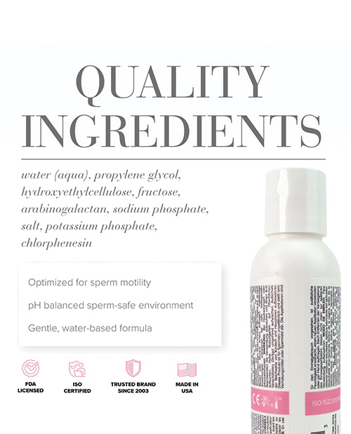 JO Actively Trying (TTC) Paraben-Free - Original Lubricant 4 oz