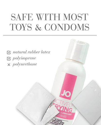 JO Actively Trying (TTC) Paraben-Free - Original Lubricant 4 oz
