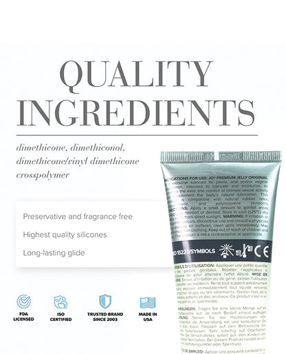 JO Premium Jelly - Original Lubricant 4 oz
