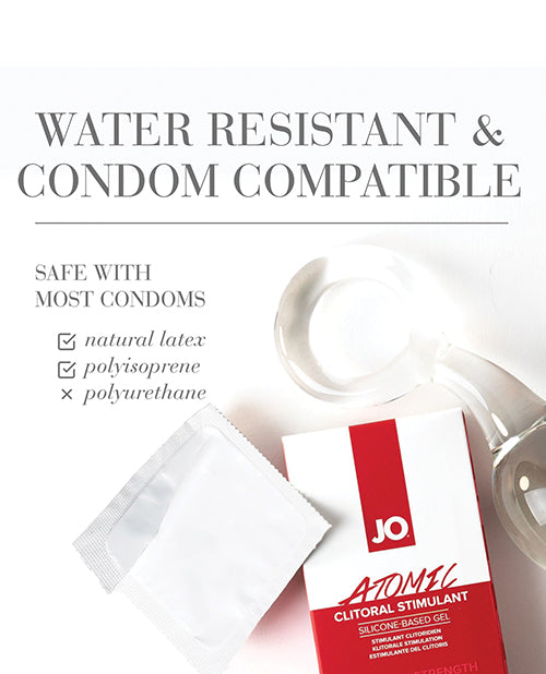 JO H2O JO Atomic Clitoral Gel - Warming Stimulant 0.34 oz - Image 3