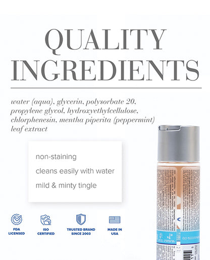 JO H2O Anal - Cooling Lubricant 4 oz