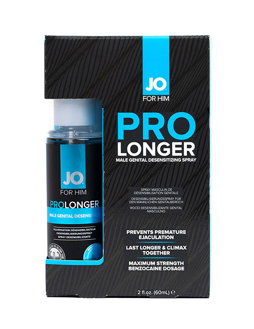 JO Prolonger Spray Benzocaine - Benzocaine Desensitizer 2 oz (2)
