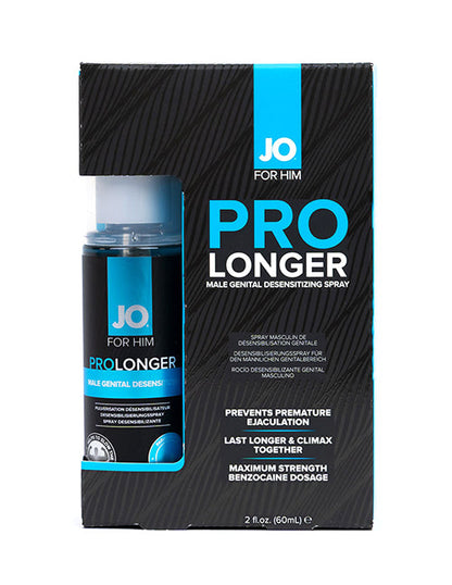 JO Prolonger Spray Benzocaine - Benzocaine Desensitizer 2 oz (2)