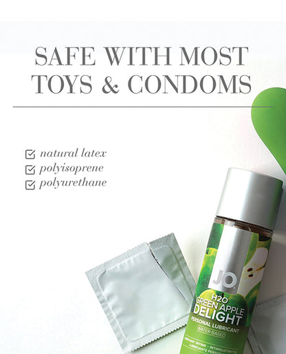 JO H2O JO H2O - Green Apple Lubricant 4 oz - Image 3