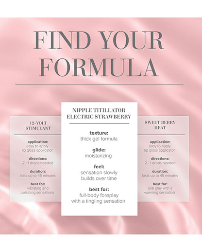 JO H2O JO Nipple Titillator - Strawberry Stimulant 1 oz - Image 4