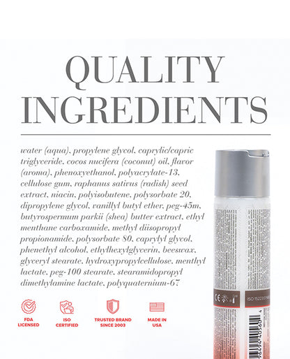 JO Coconut Hybrid - Warming Lubricant 4 oz