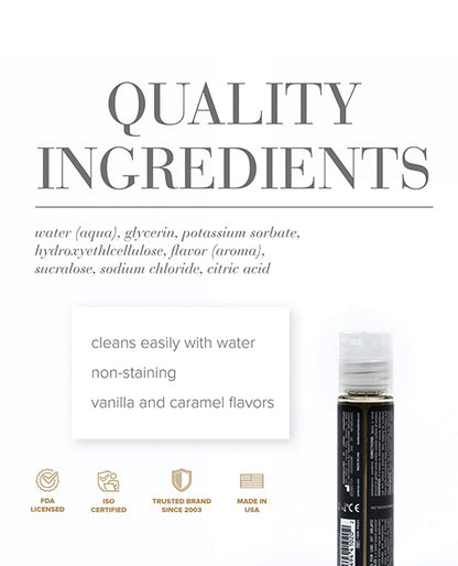 JO Gelato JO Gelato - Creme Brulee Lubricant 1 oz - Image 2