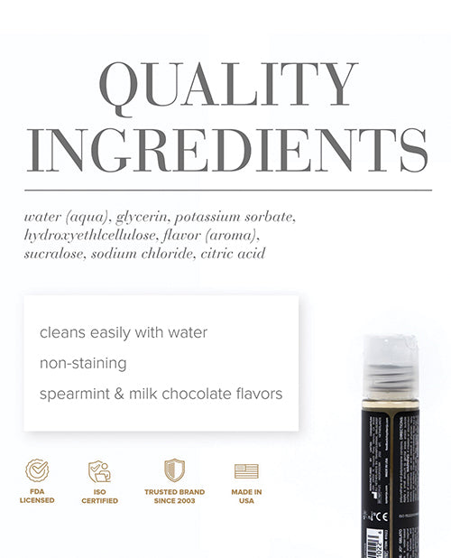 JO Gelato JO Gelato - Mint Chocolate Lubricant 1 oz - Image 2