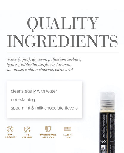 JO Gelato JO Gelato - Mint Chocolate Lubricant 1 oz - Image 2