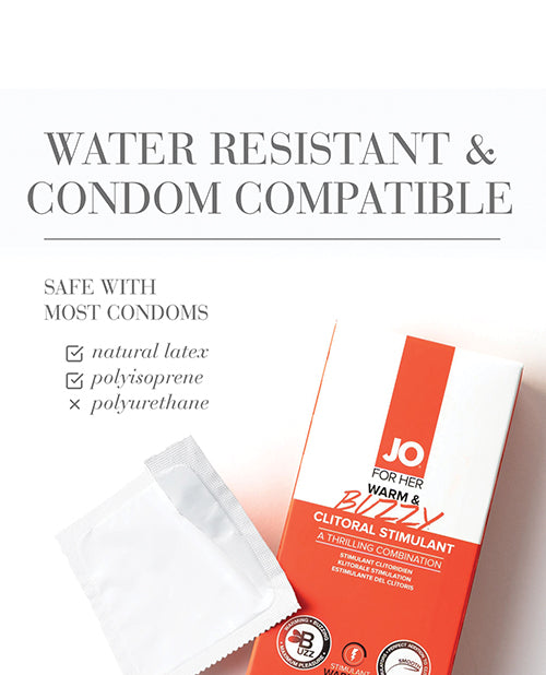 JO H2O JO Warm & Buzzy - Original Stimulant 0.34 oz - Image 3