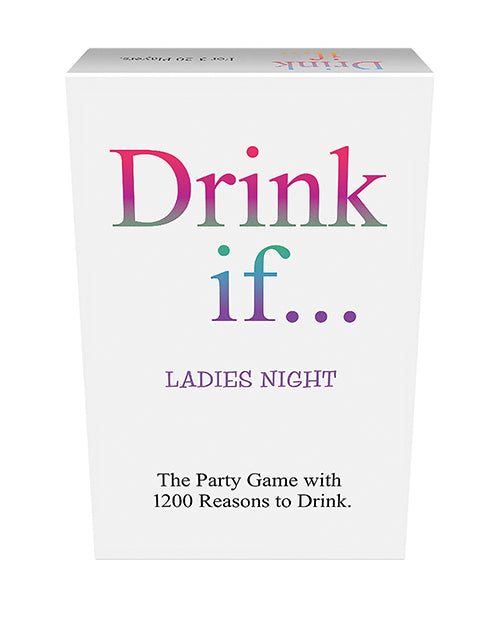 Drink If... Ladies Night Card Game