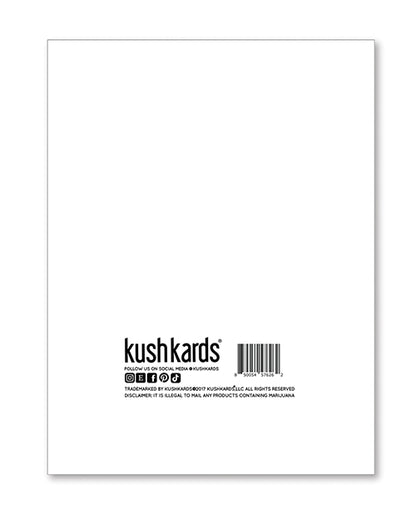 Kush Kards Halloween GhostFace Greeting Card w/Matchbook