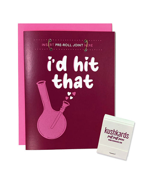 Kush Kards I'd Hit That Greeting Card w/Matchbook - Image 2