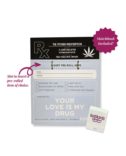 Kush Kards The Stoner Prescription Greeting Card w/Matchbook