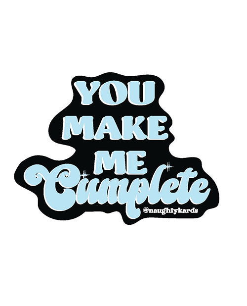 Cumplete Sticker - Pack of 3