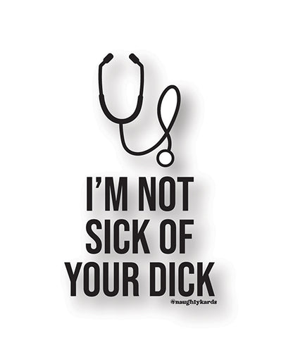 Kush Kards Sick Dick Naughty Sticker - Pack of 3